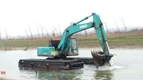 水陸挖機(jī)出租